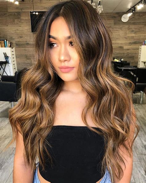 balayage golden brown